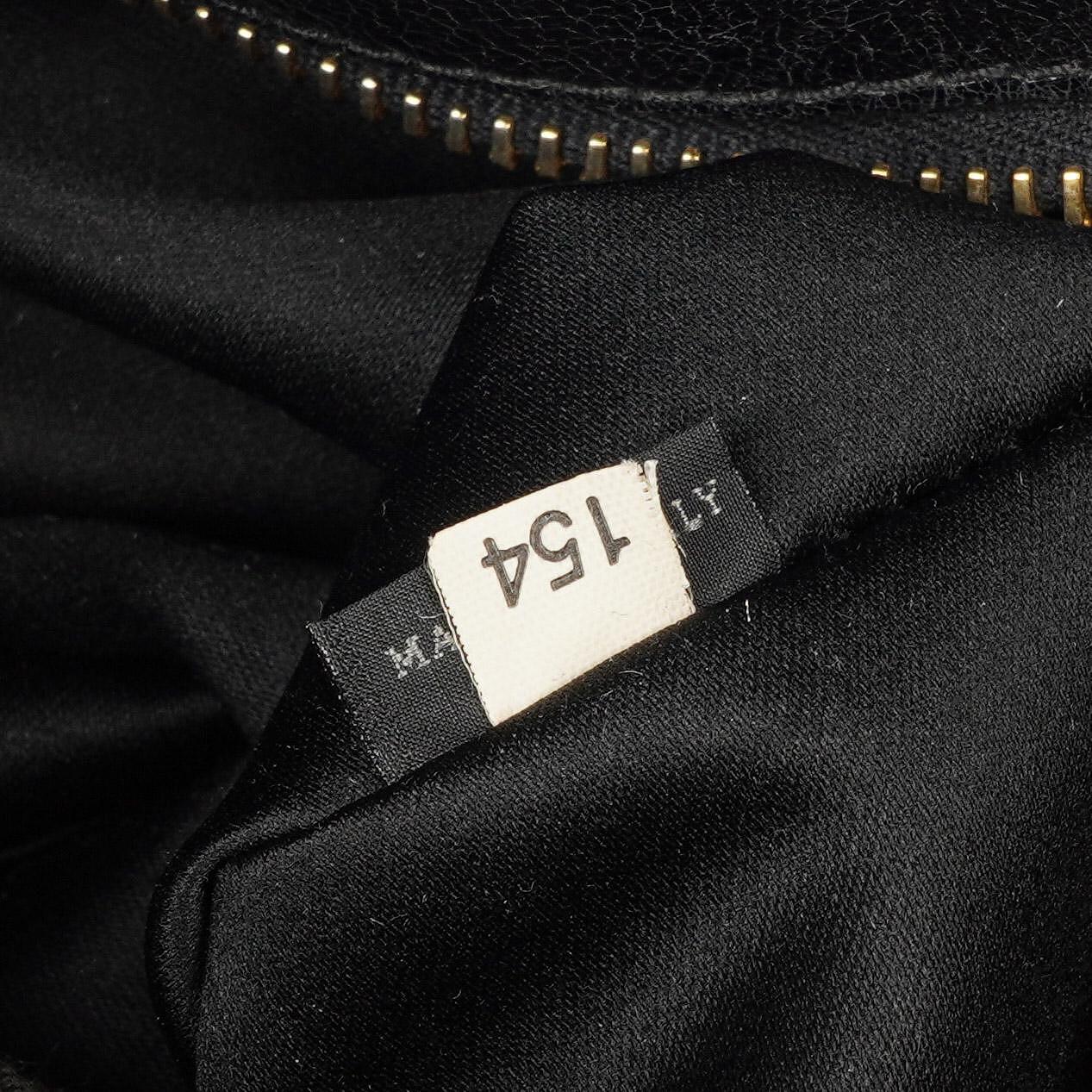 Miu Miu Vitello Lux Satchel Tasche Nero Schwarz