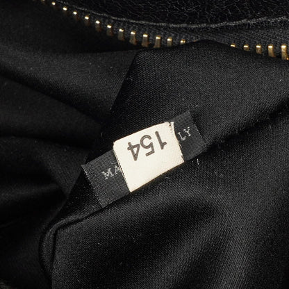 Miu Miu Vitello Lux Satchel Tasche Nero Schwarz