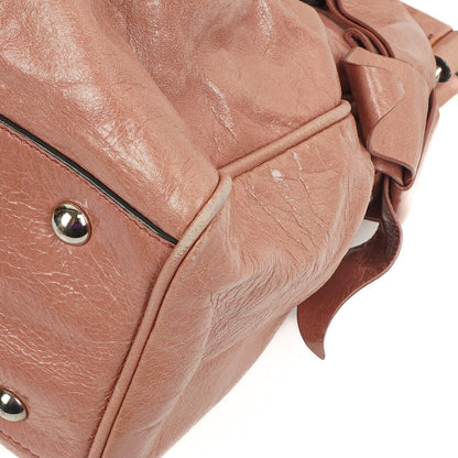 Miu Miu Vitello Lux Pink Satchel Tasche