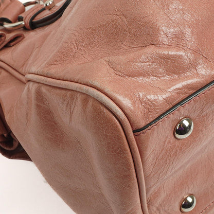 Miu Miu Vitello Lux Pink Satchel Tasche