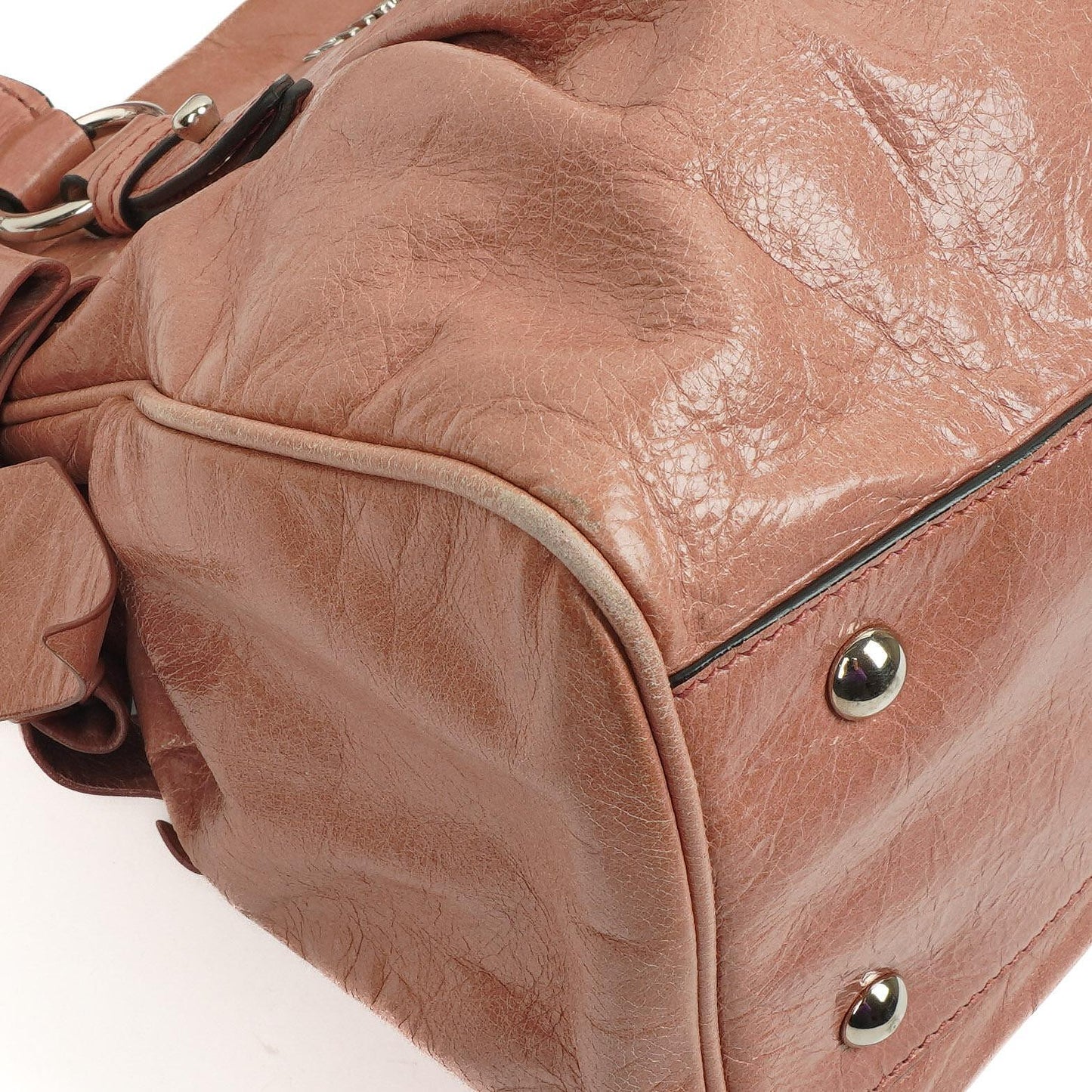 Miu Miu Vitello Lux Pink Satchel Tasche
