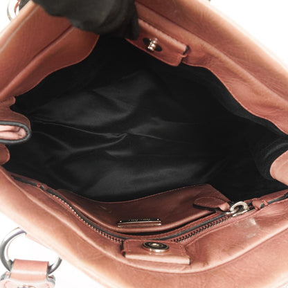Miu Miu Vitello Lux Pink Satchel Tasche