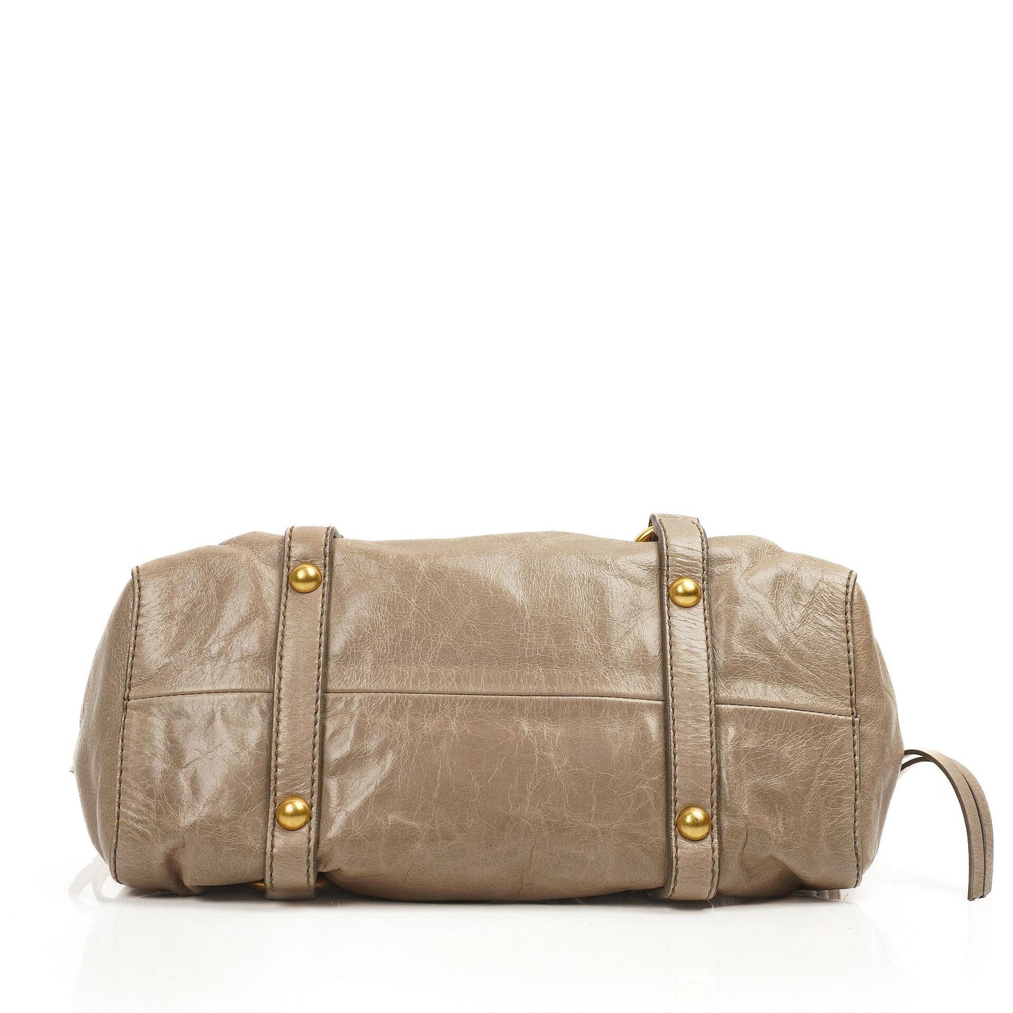 Miu Miu Vitello Lux Pomice Satchel Tasche