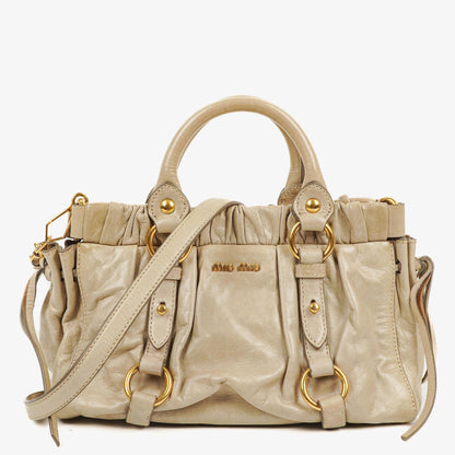 Miu Miu Vitello Lux Satchel Tasche