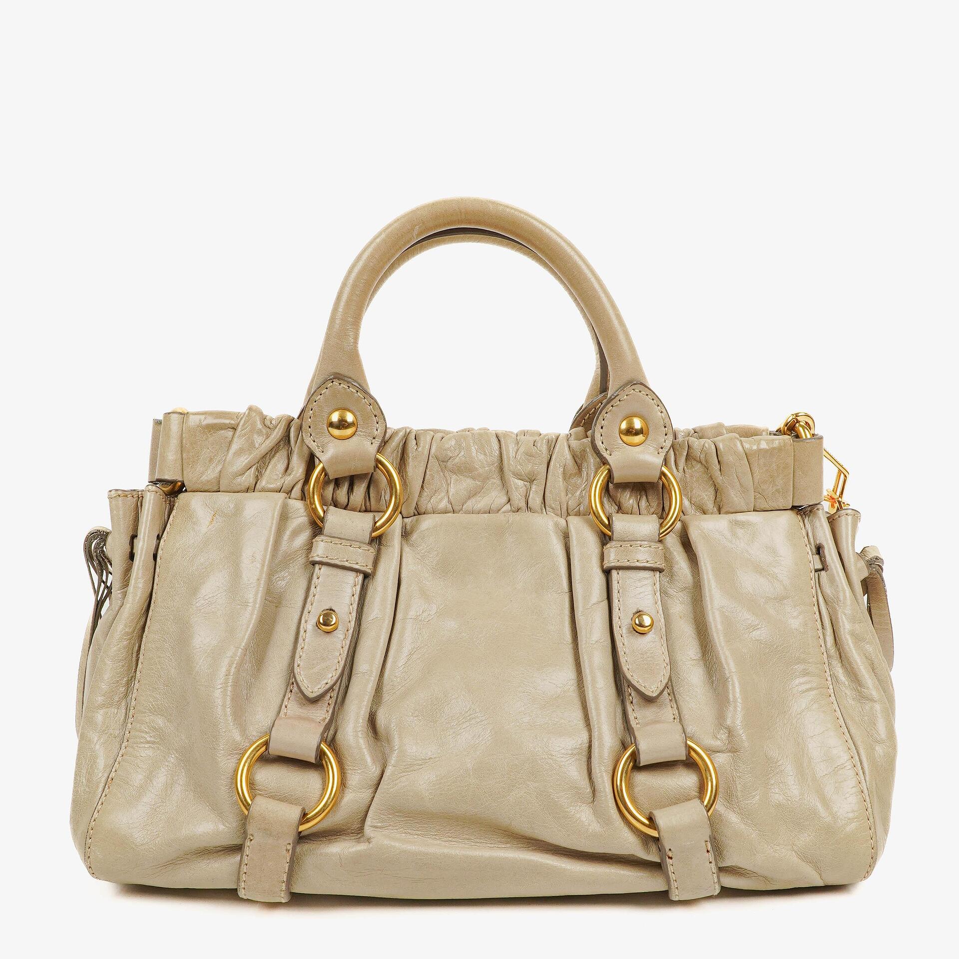 Miu Miu Vitello Lux Satchel Tasche