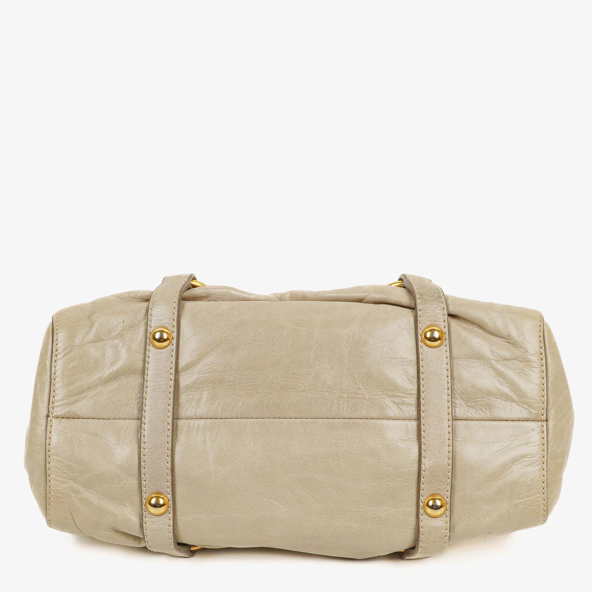 Miu Miu Vitello Lux Satchel Tasche
