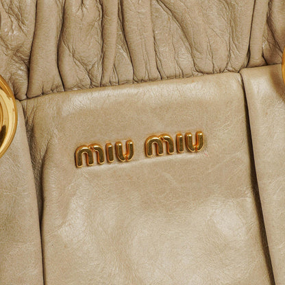 Miu Miu Vitello Lux Satchel Tasche