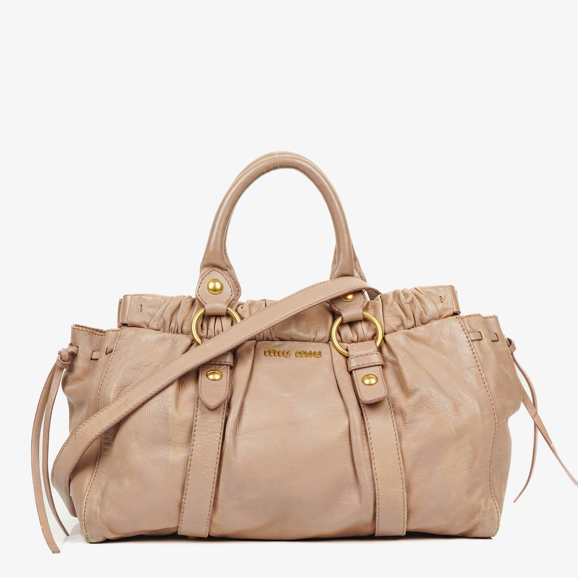 Miu Miu Vitello Lux Satchel Tasche