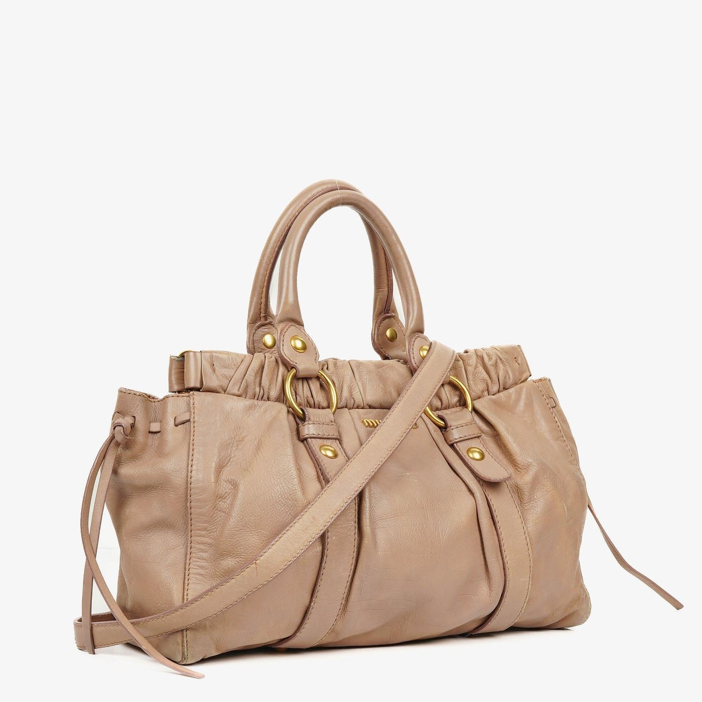 Miu Miu Vitello Lux Satchel Tasche