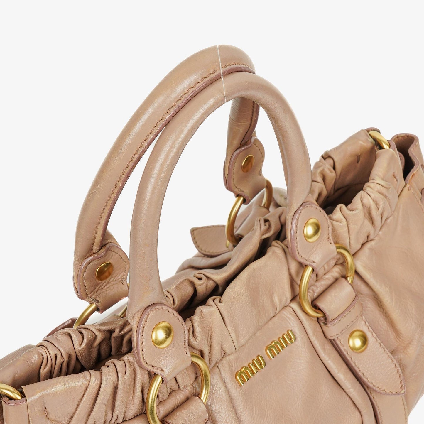 Miu Miu Vitello Lux Satchel Tasche