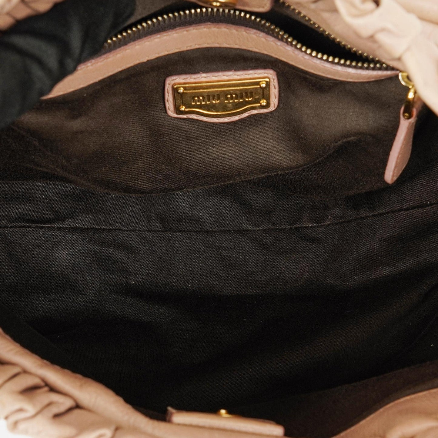 Miu Miu Vitello Lux Satchel Tasche