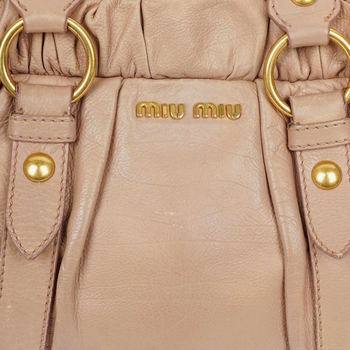 Miu Miu Vitello Lux Satchel Tasche