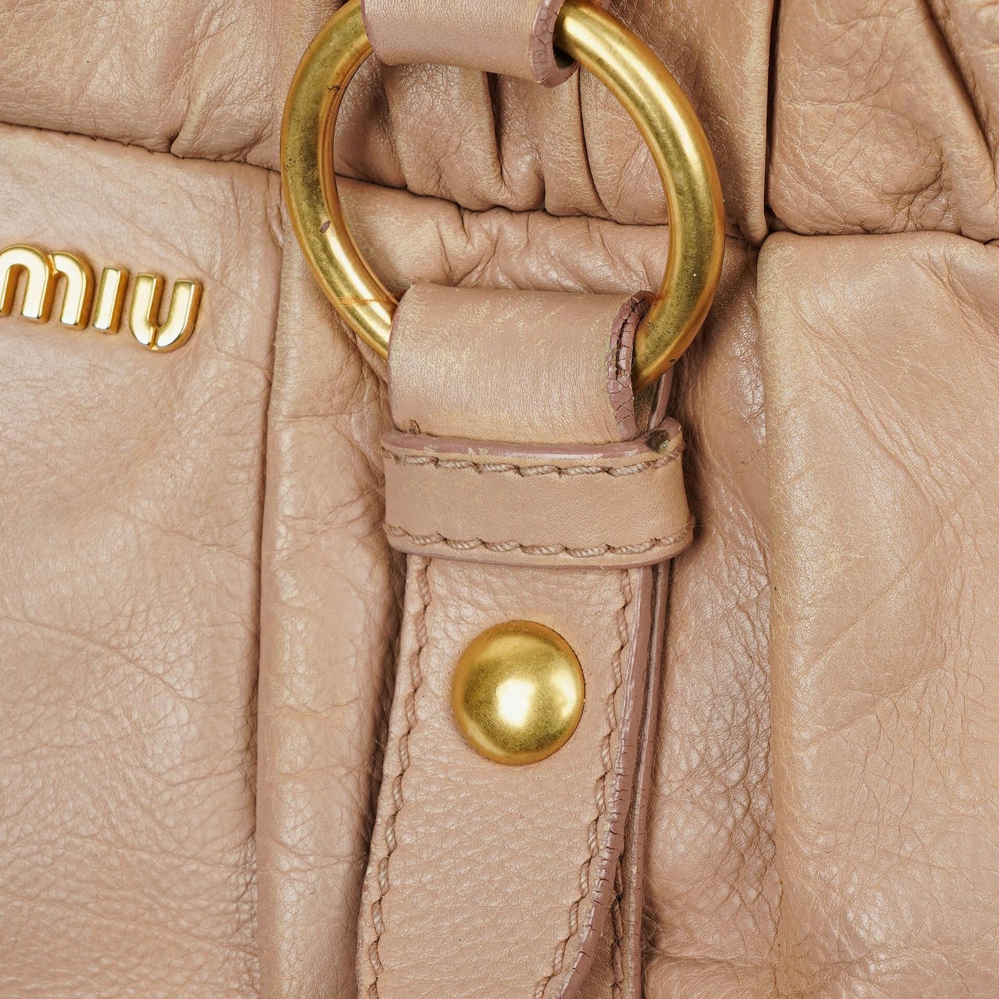 Miu Miu Vitello Lux Satchel Tasche
