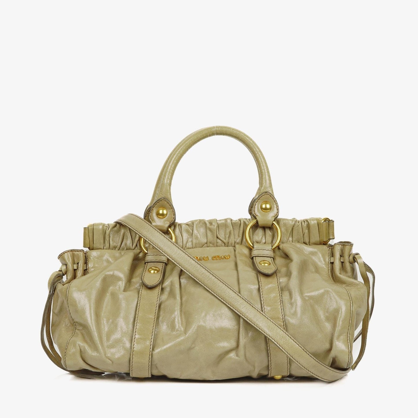 Miu Miu Vitello Lux Satchel Tasche