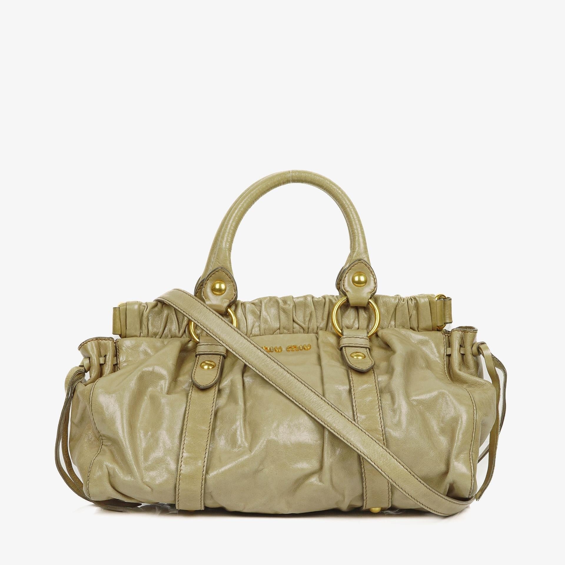 Miu Miu Vitello Lux Satchel Tasche