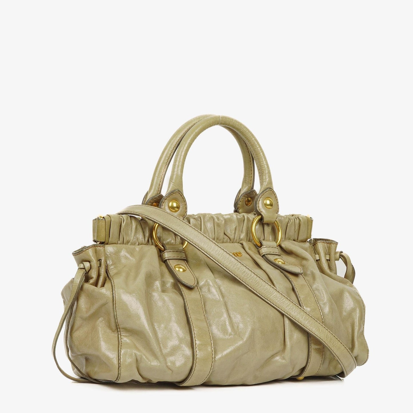 Miu Miu Vitello Lux Satchel Tasche
