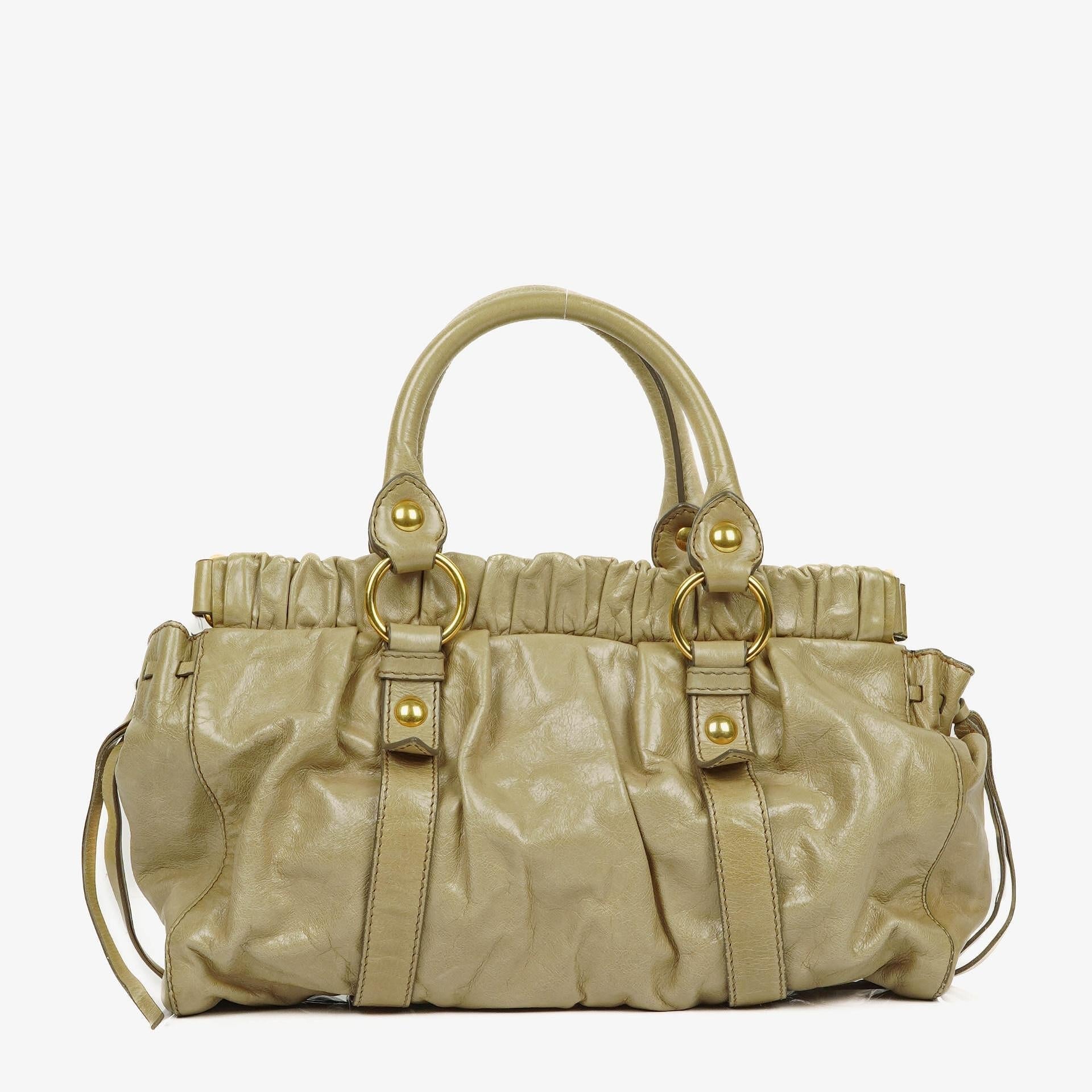 Miu Miu Vitello Lux Satchel Tasche