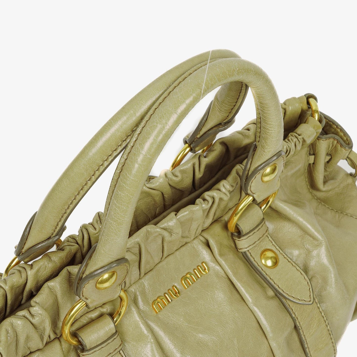 Miu Miu Vitello Lux Satchel Tasche