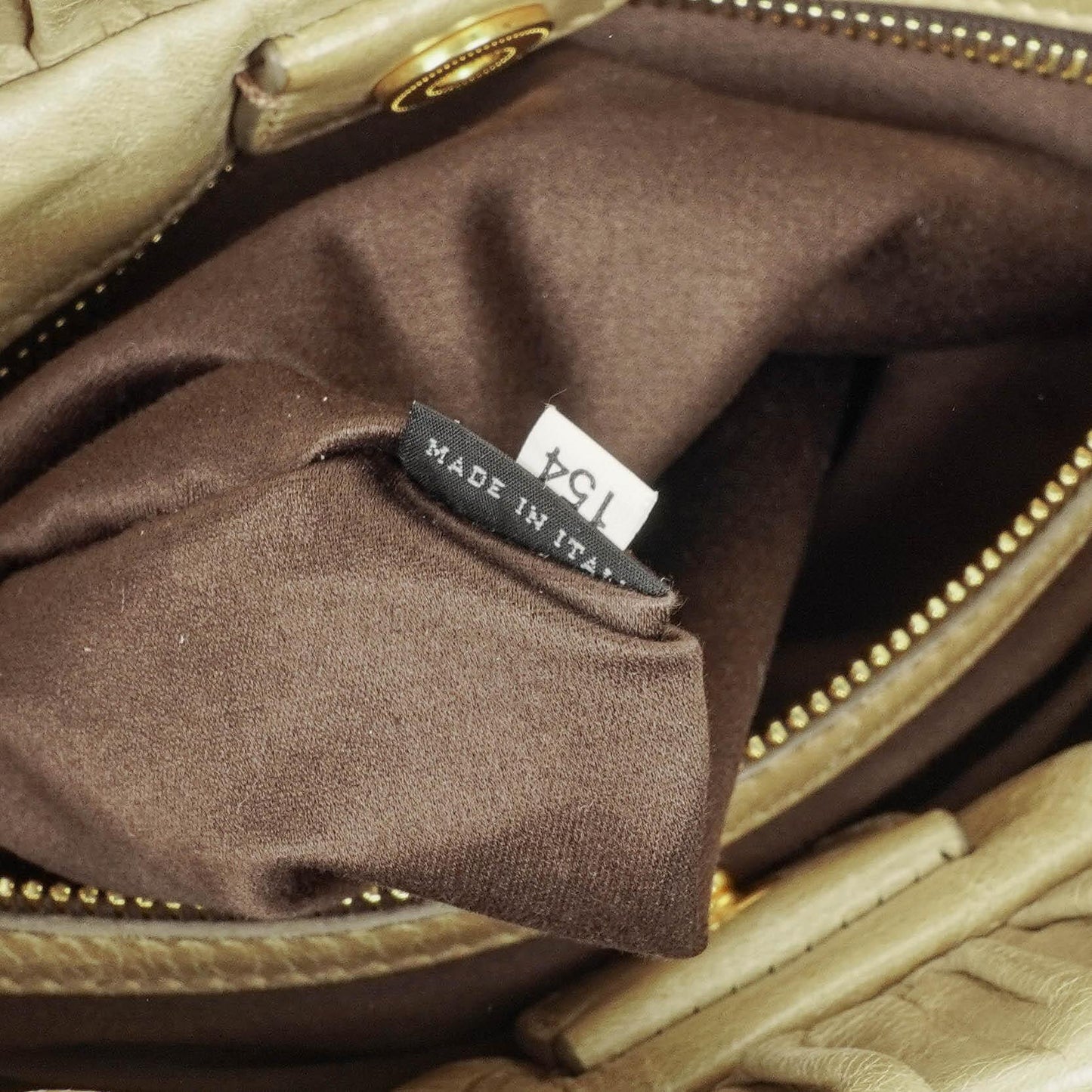 Miu Miu Vitello Lux Satchel Tasche