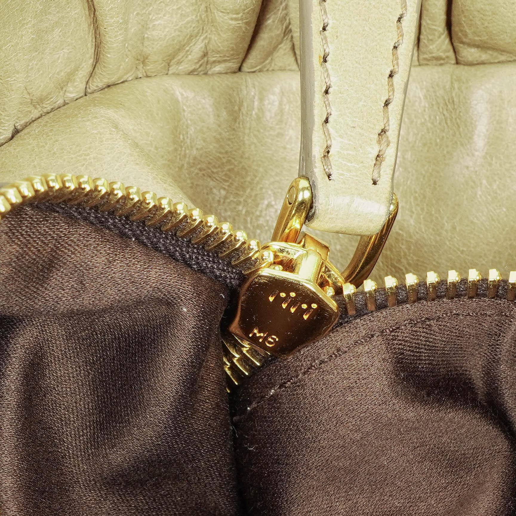 Miu Miu Vitello Lux Satchel Tasche