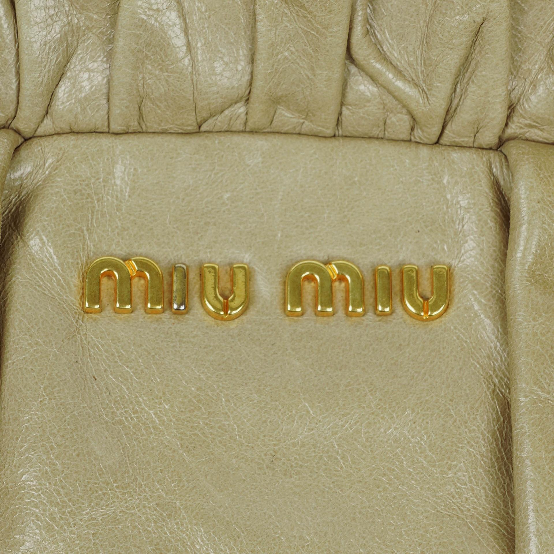 Miu Miu Vitello Lux Satchel Tasche