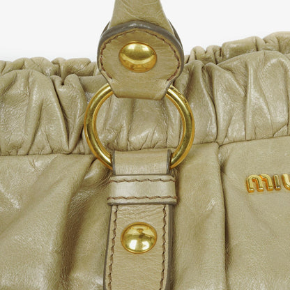 Miu Miu Vitello Lux Satchel Tasche