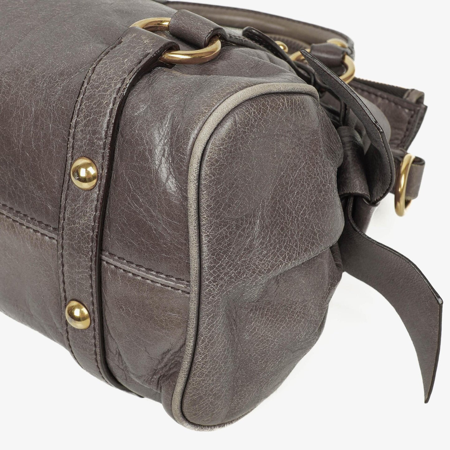 Miu Miu Vitello Lux Small Bow Satchel Tasche