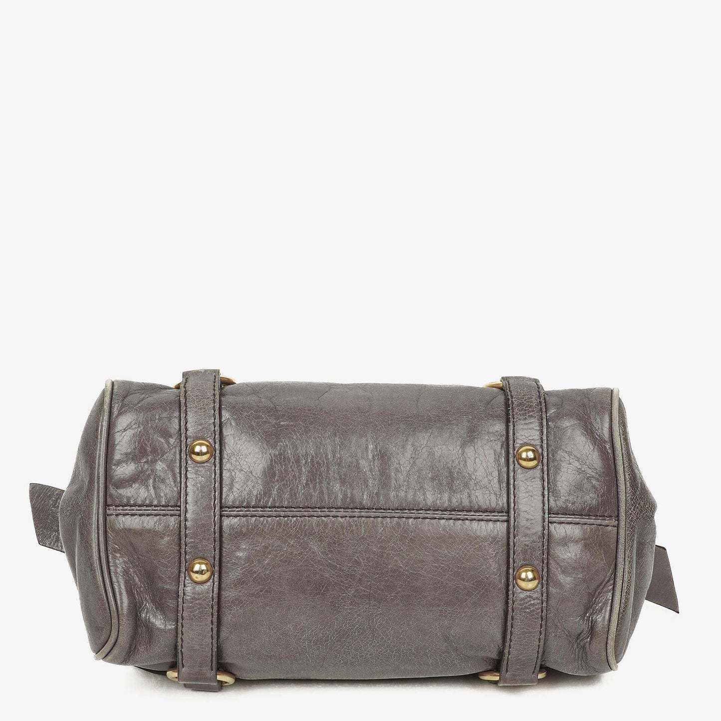 Miu Miu Vitello Lux Small Bow Satchel Tasche