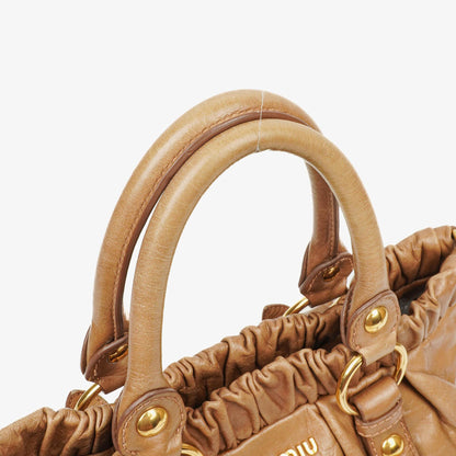 Miu Miu Vitello Satchel Tasche