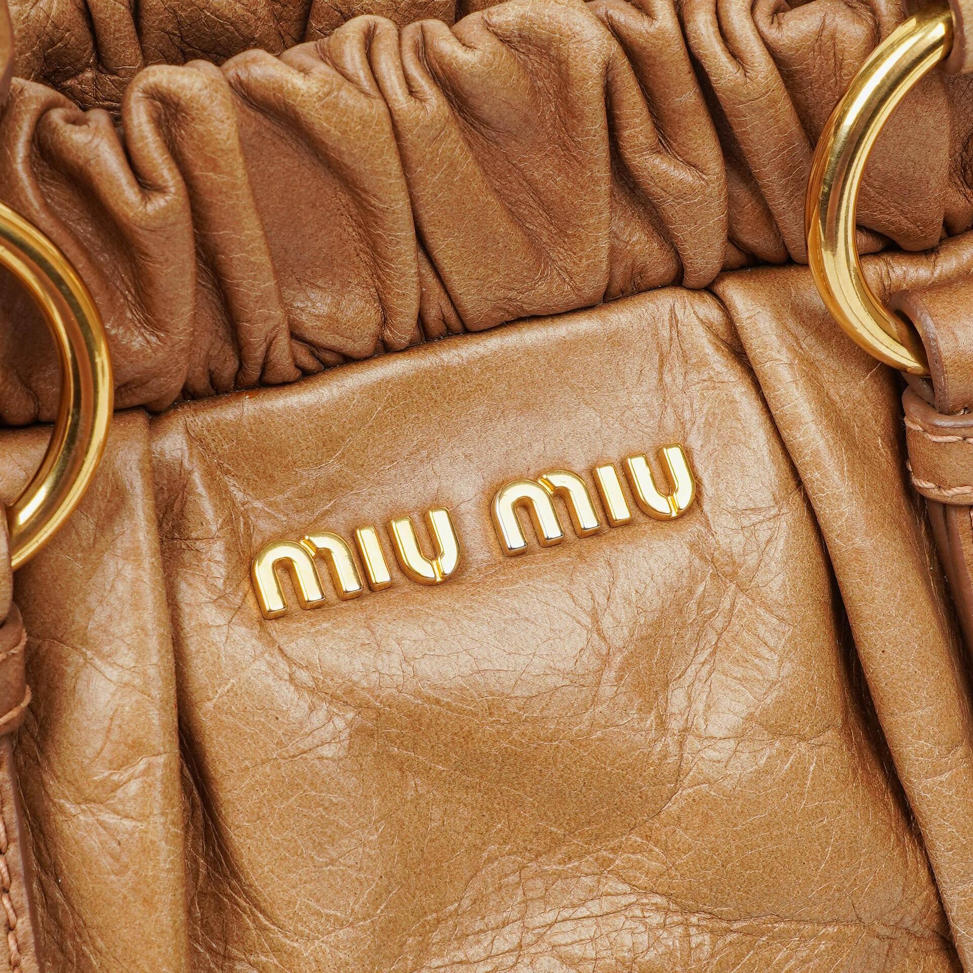 Miu Miu Vitello Satchel Tasche