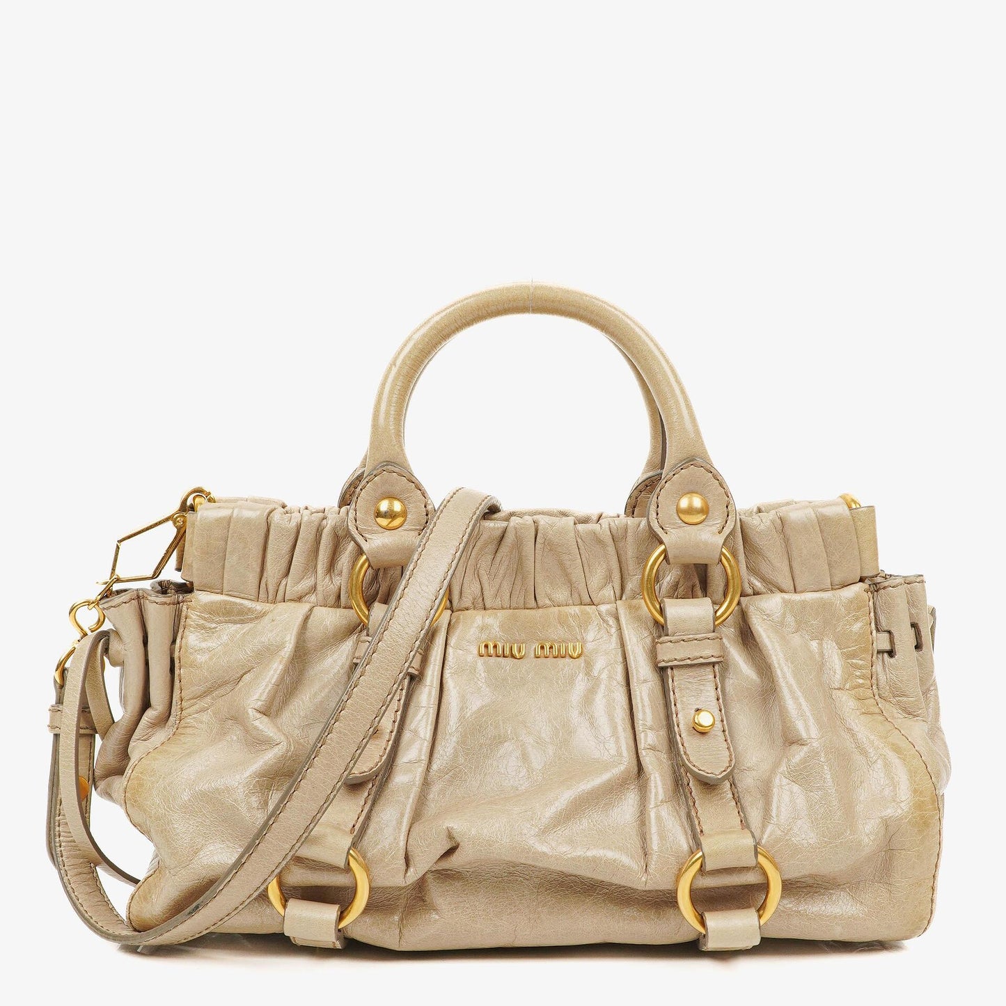 Miu Miu Vitello Satchel-Tasche