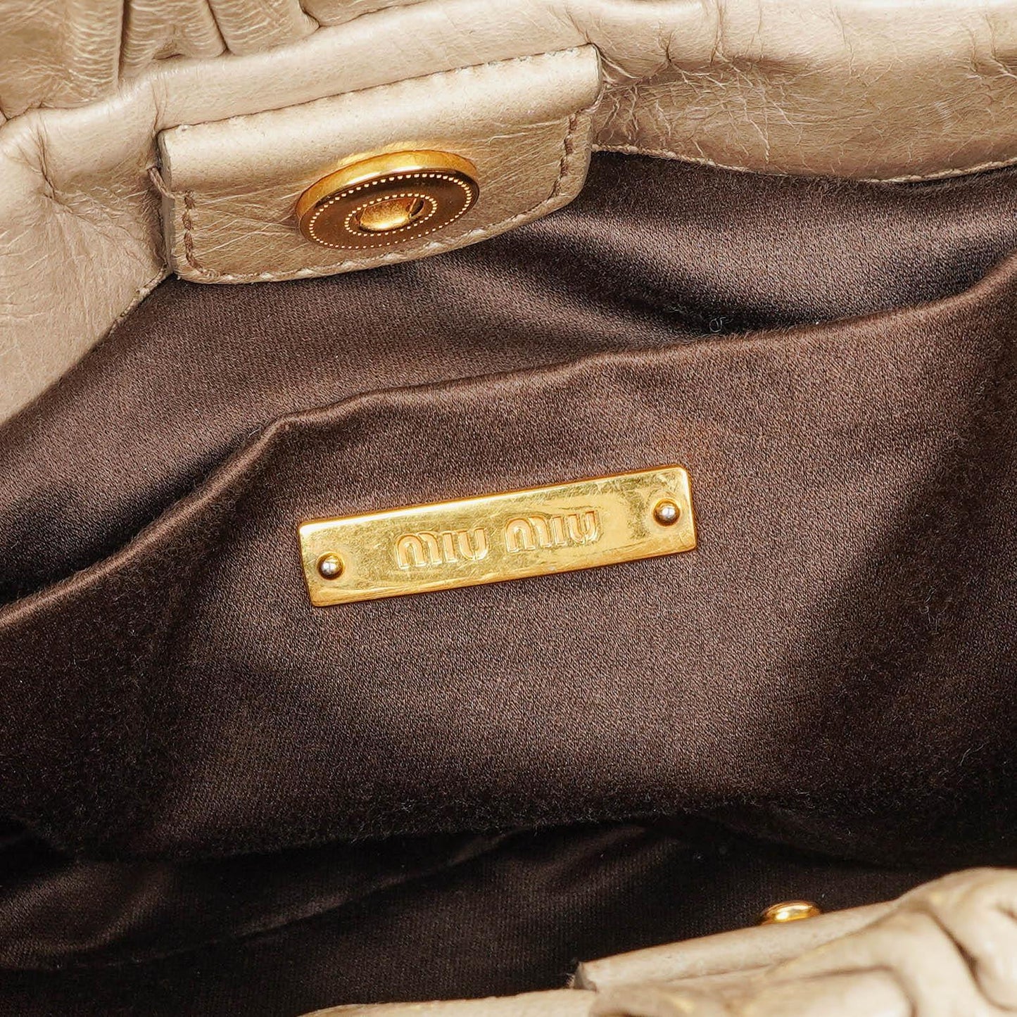 Miu Miu Vitello Satchel-Tasche
