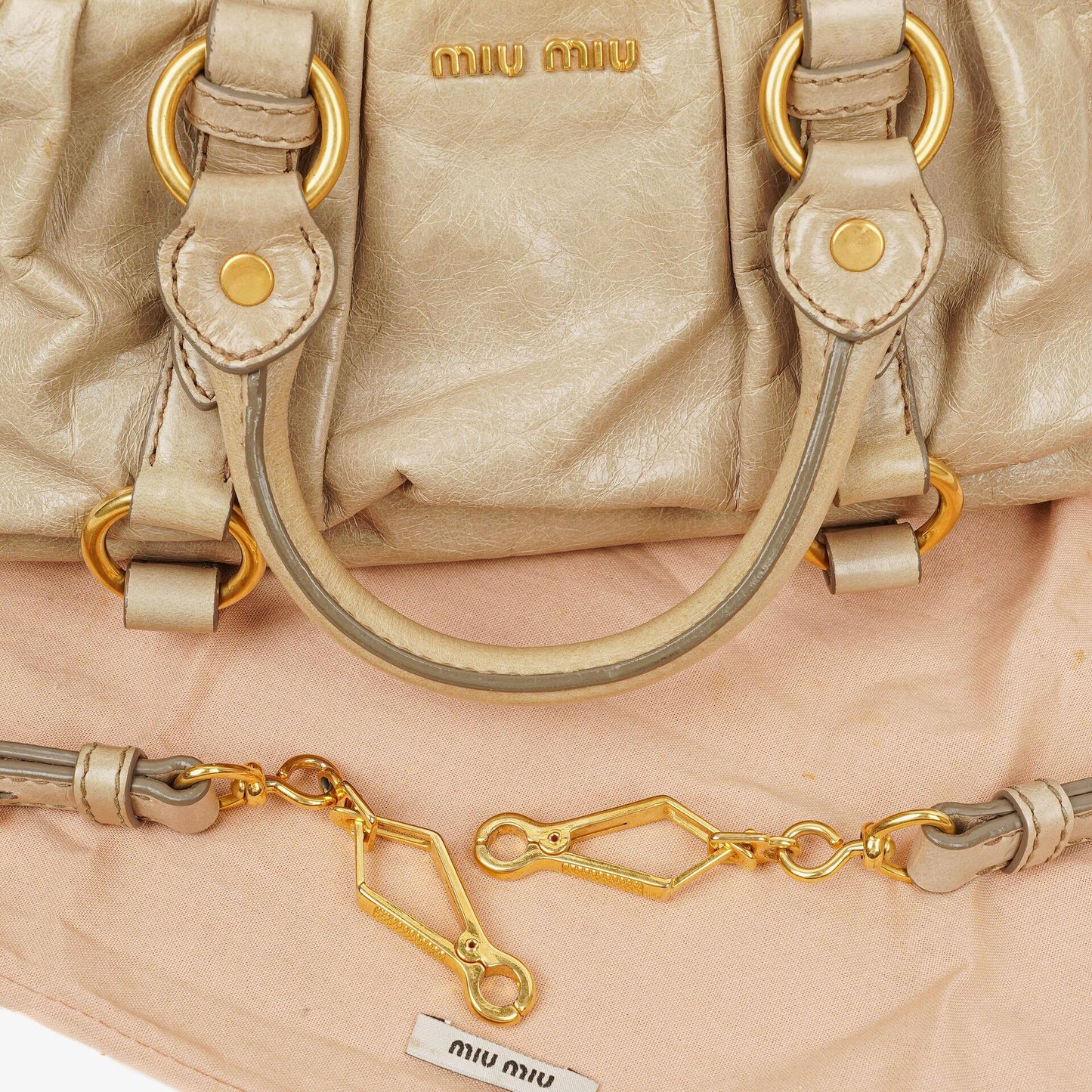 Miu Miu Vitello Satchel-Tasche