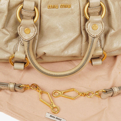 Miu Miu Vitello Satchel-Tasche