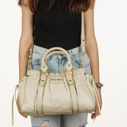 Miu Miu Vitello Satchel Tasche