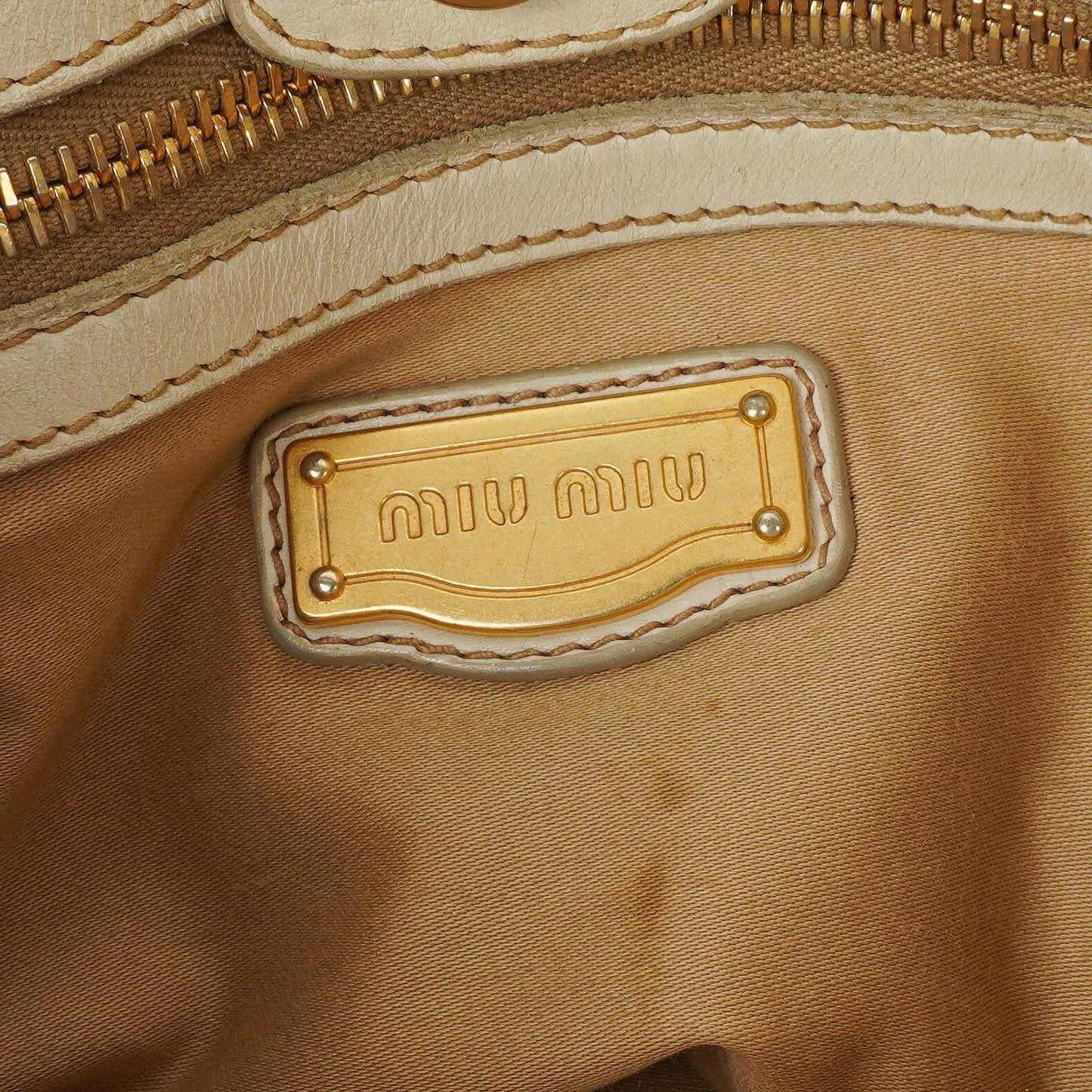 Miu Miu Vitello Satchel Tasche
