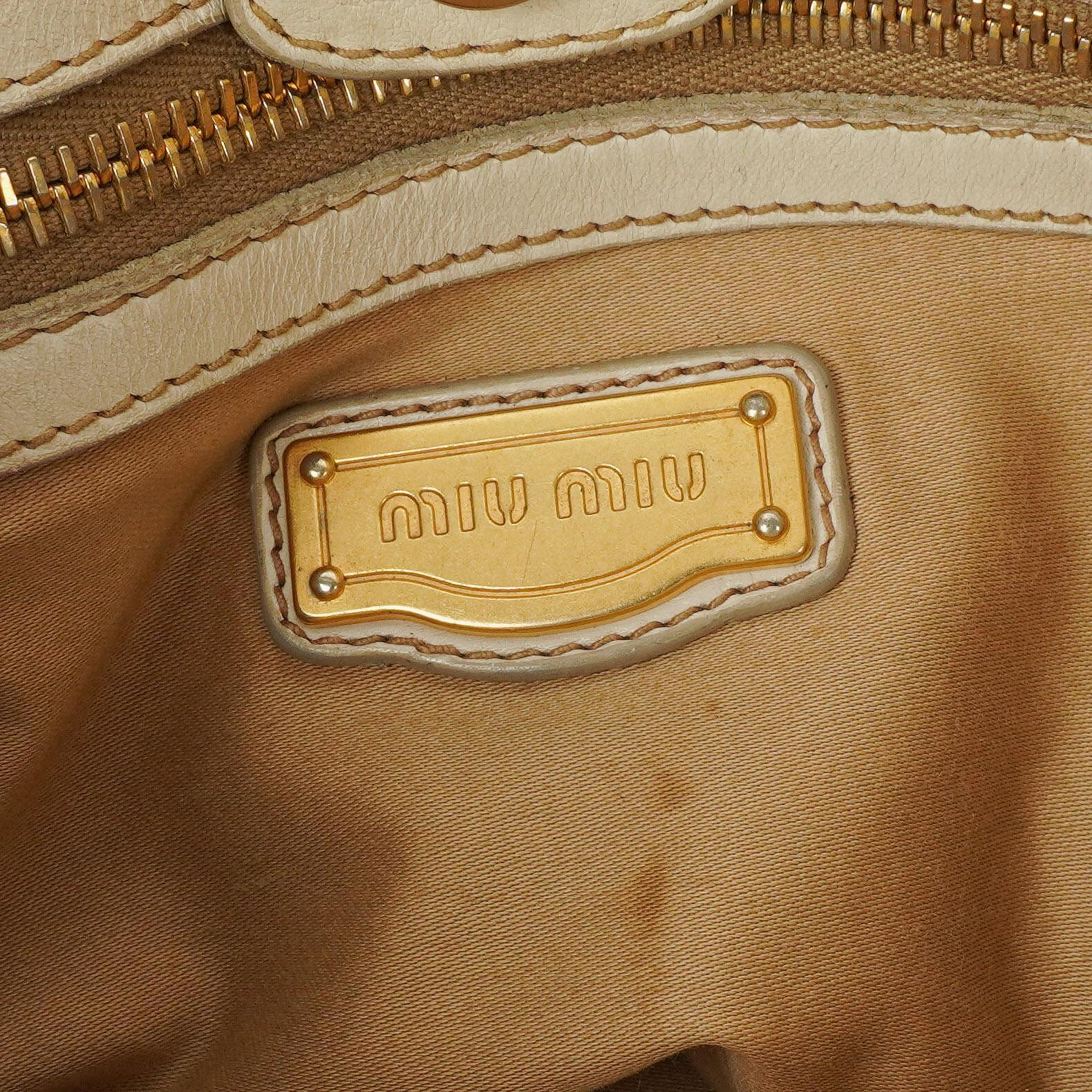 Miu Miu Vitello Satchel Tasche