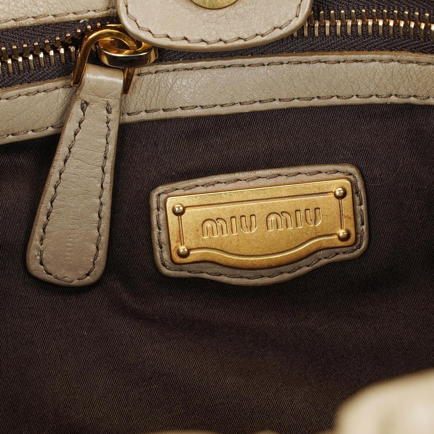Miu Miu Vitello Satchel Tasche