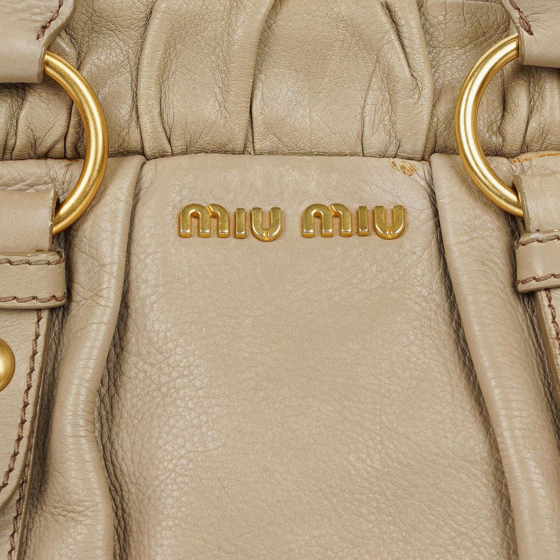 Miu Miu Vitello Satchel Tasche