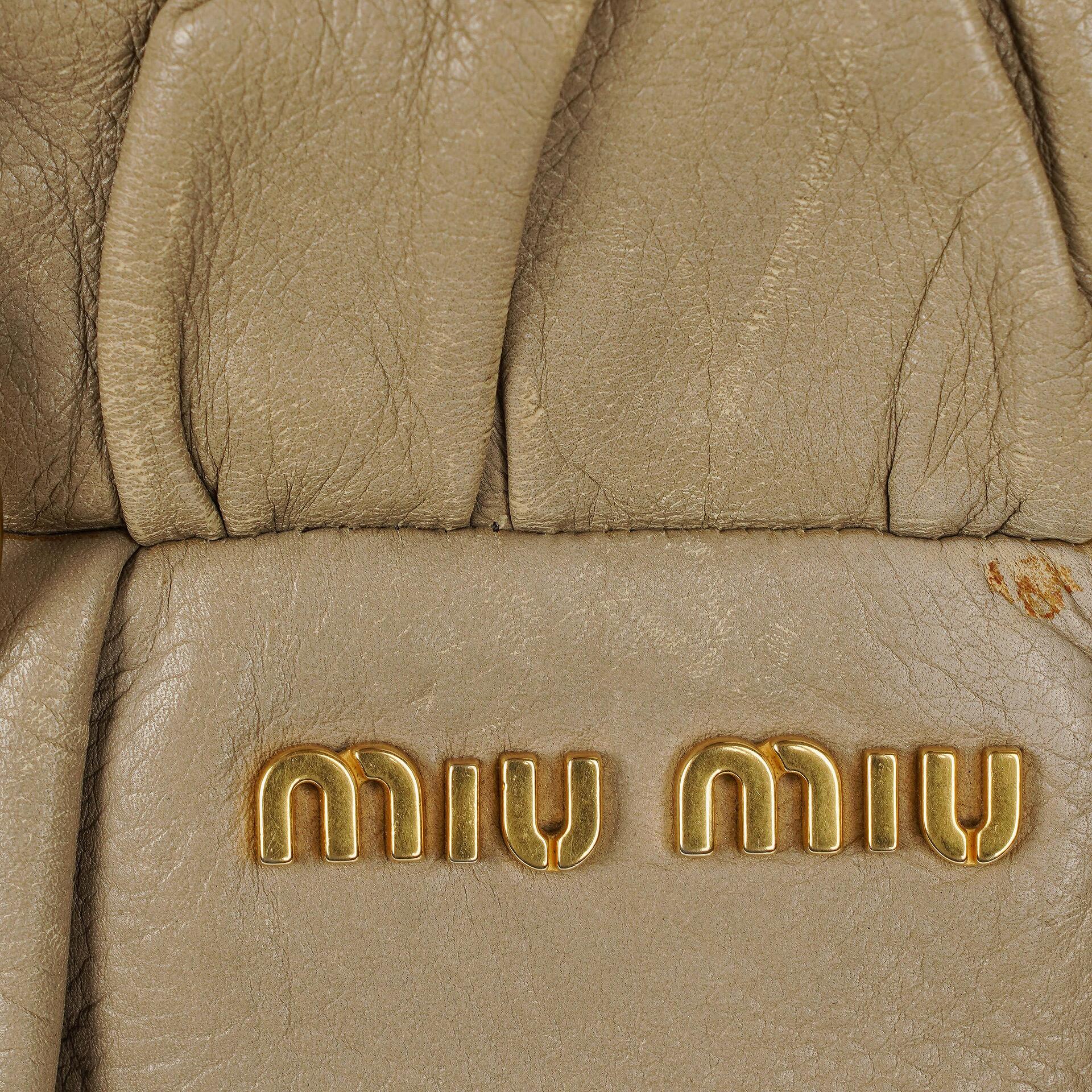 Miu Miu Vitello Satchel Tasche
