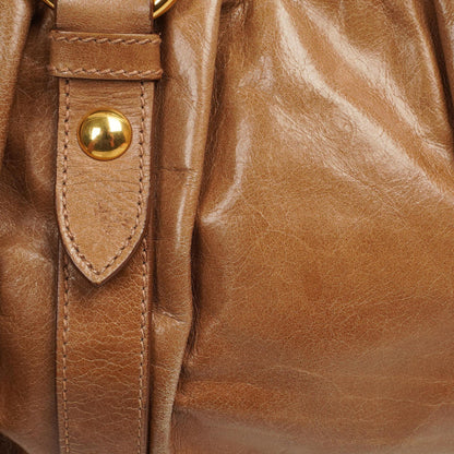 Miu Miu Vitello Shine Cammeo Satchel Tasche