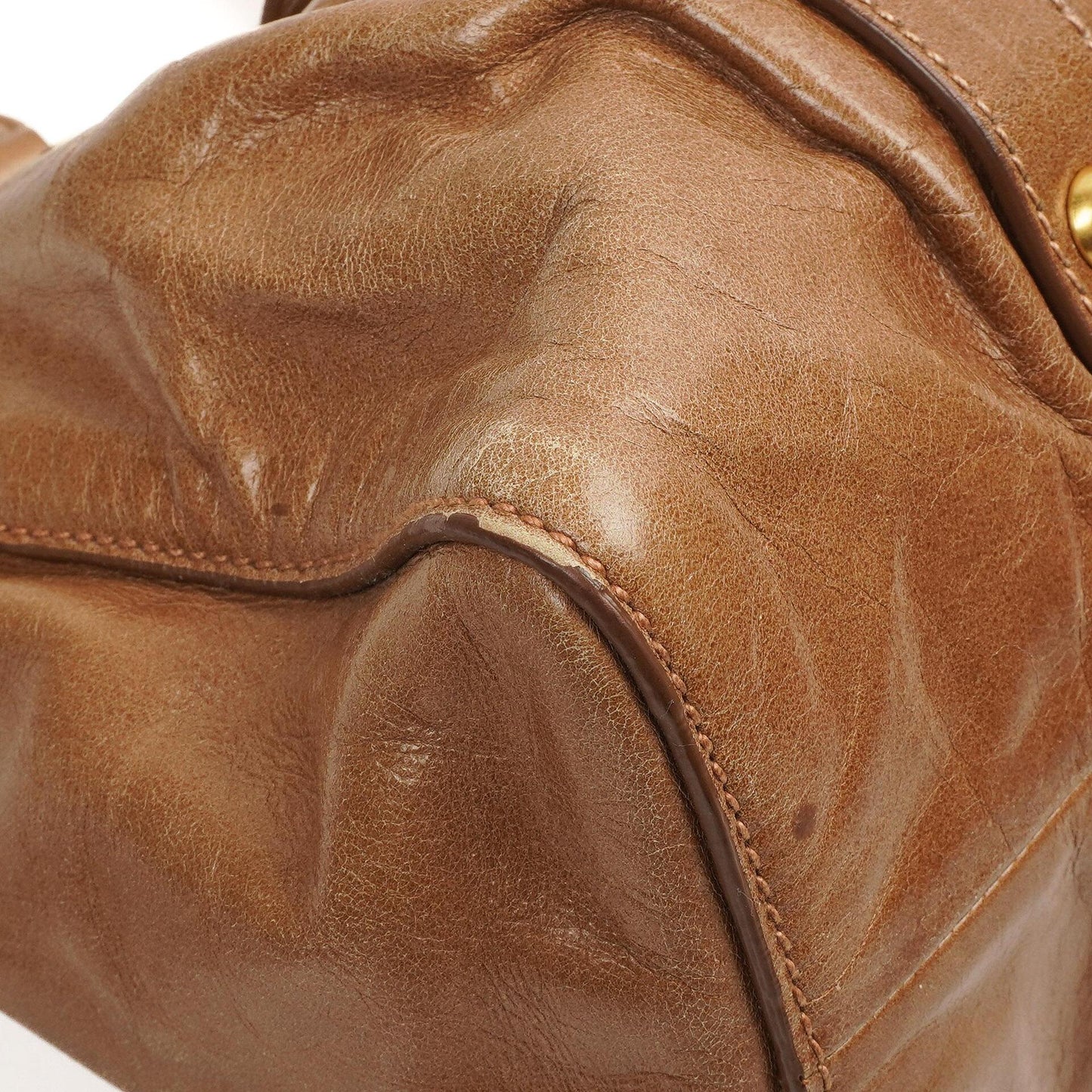 Miu Miu Vitello Shine Cammeo Satchel Tasche