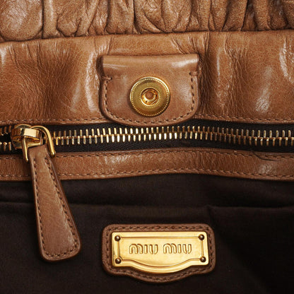 Miu Miu Vitello Shine Cammeo Satchel Tasche