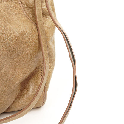 Miu Miu Vitello Shine Sabbia Satchel Tasche