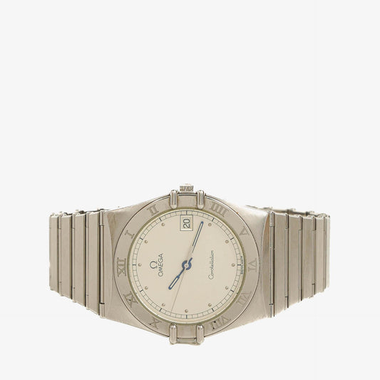 Omega Constellation Manhattan Quarzuhr aus Edelstahl, 33 mm
