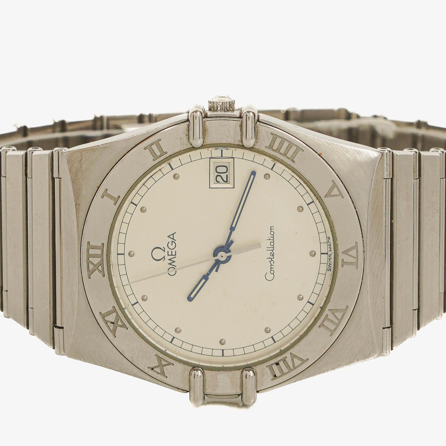 Omega Constellation Manhattan Quarzuhr aus Edelstahl, 33 mm