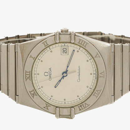 Omega Constellation Manhattan Quarzuhr aus Edelstahl, 33 mm