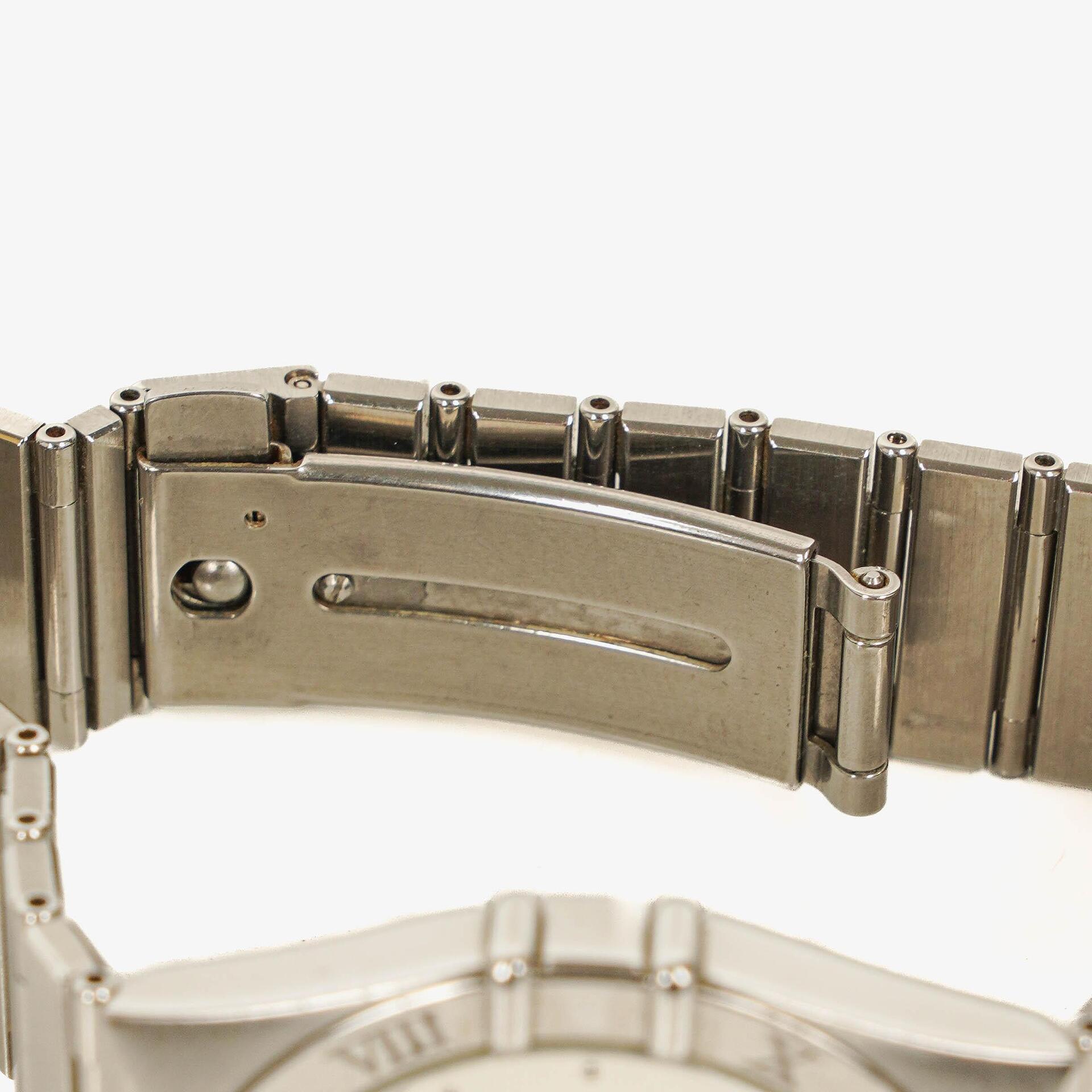 Omega Constellation Manhattan Quarzuhr aus Edelstahl, 33 mm