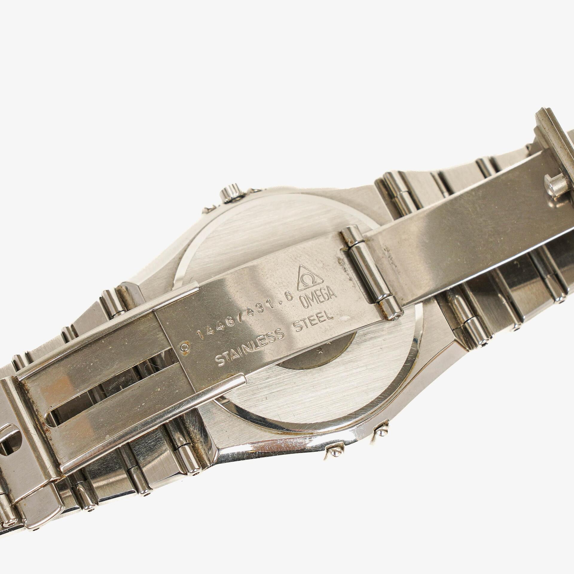 Omega Constellation Manhattan Quarzuhr aus Edelstahl, 33 mm