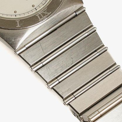 Omega Constellation Manhattan Quarzuhr aus Edelstahl, 33 mm